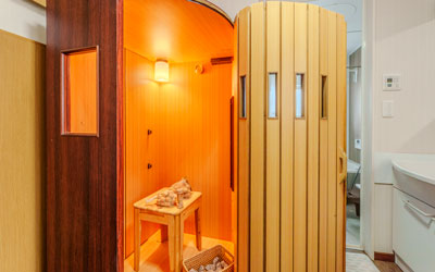 一人用サウナ完備